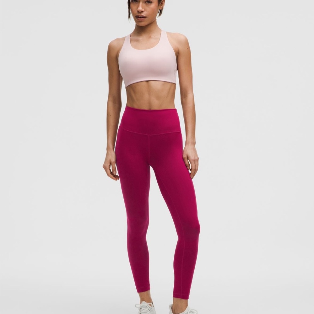 Lululemon Athletica Pink High-Waisted Leggings